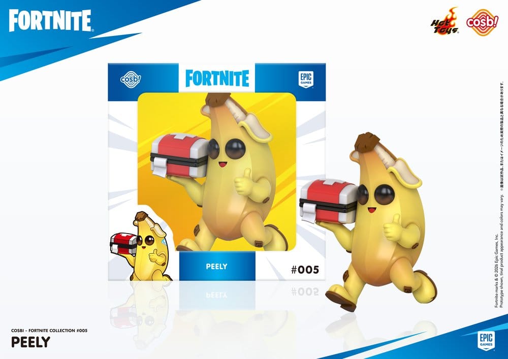 Mini Figure Cosbi Fortnite Peely 8 cm Hot Toys