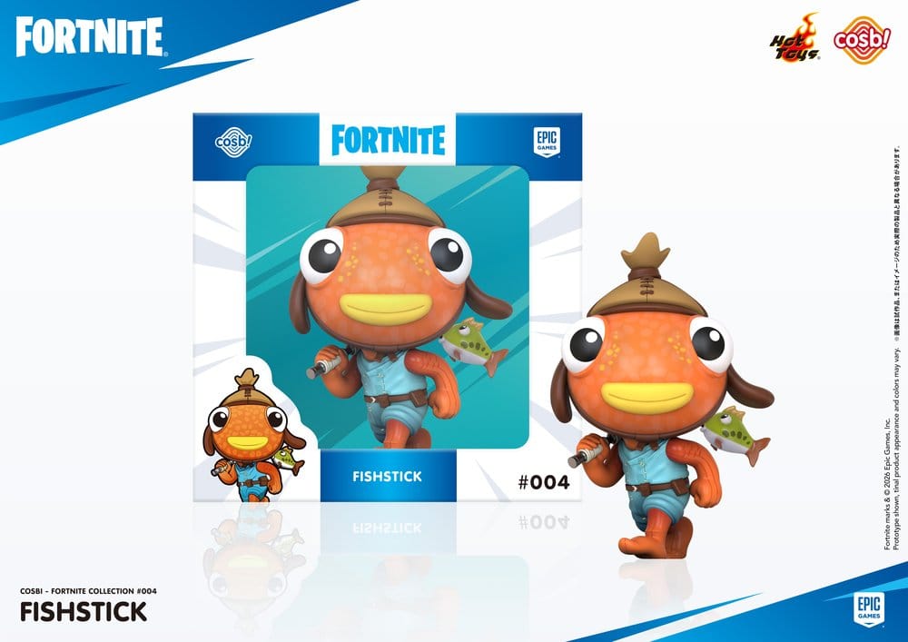 Mini Figure Fishstick Fortnite Cosbi Hot Toys 8 cm