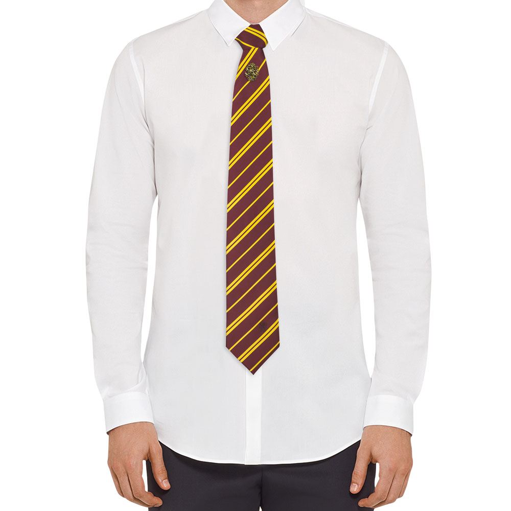 Harry Potter Cravatta Grifondoro con Spilla – Deluxe Box