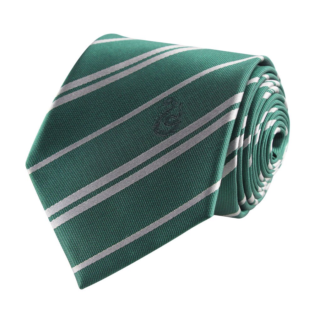 Harry Potter Cravatta Serpeverde con Spilla Metallica - Cinereplicas