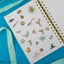 Adesivi Puffy Harry Potter Hogwarts Essentials Cinereplicas