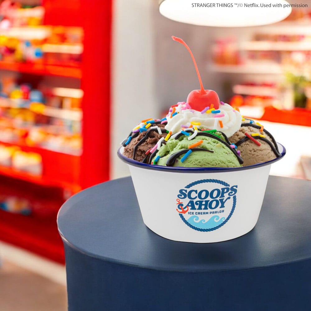 Stranger Things Ciotola Gelato Scoops Ahoy con Cappello da Marinaio - Cinereplicas
