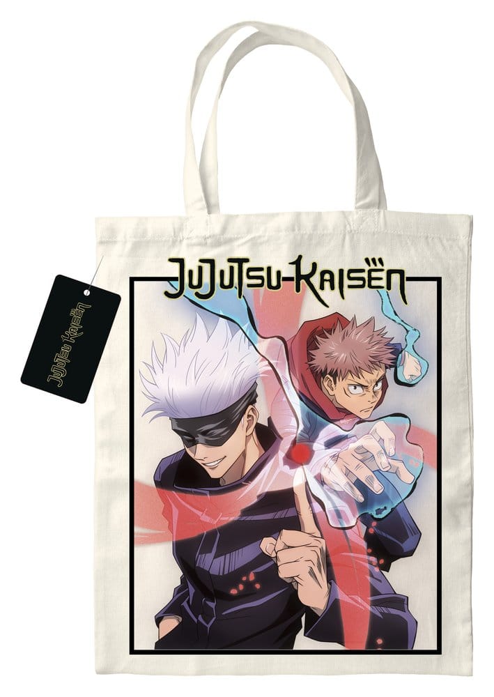 Borsa a Tote Jujutsu Kaisen Gojo & Yuji in Poliestere 40 x 35 cm Halantex