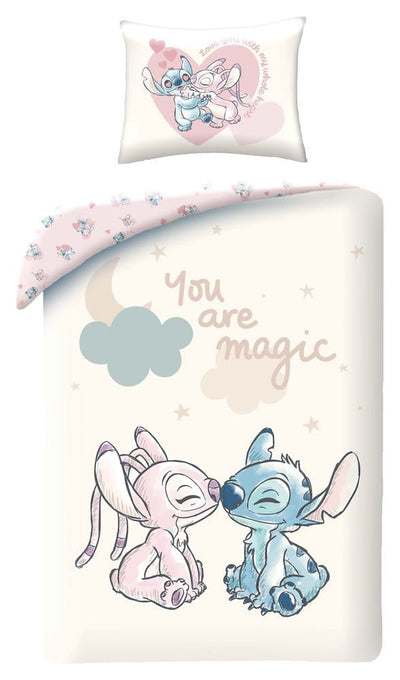 Copripiumino Lilo & Stitch You Are Magic 140 x 200 cm con Federa 70 x 90 cm Halantex