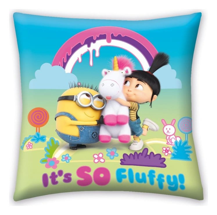 Cuscino Minions 40x40 cm 'It's so fluffy' Halantex