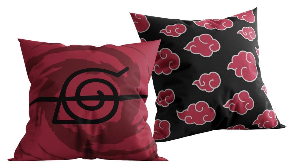 Cuscino decorativo Naruto Shippuden con logo, 40 x 40 cm, Halantex