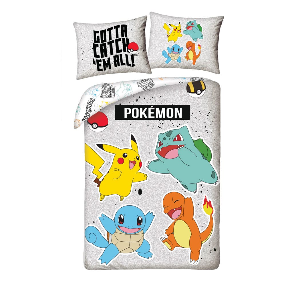 Set Copripiumino Pokémon Ver. 11 con Federa, 140 x 200 cm, Halantex