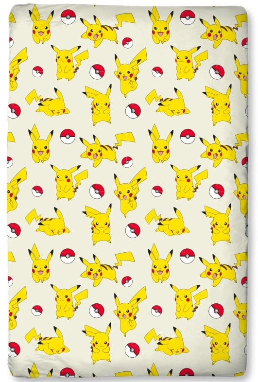 Lenzuolo con angoli Pokémon Pikachu 90 x 200 cm Halantex