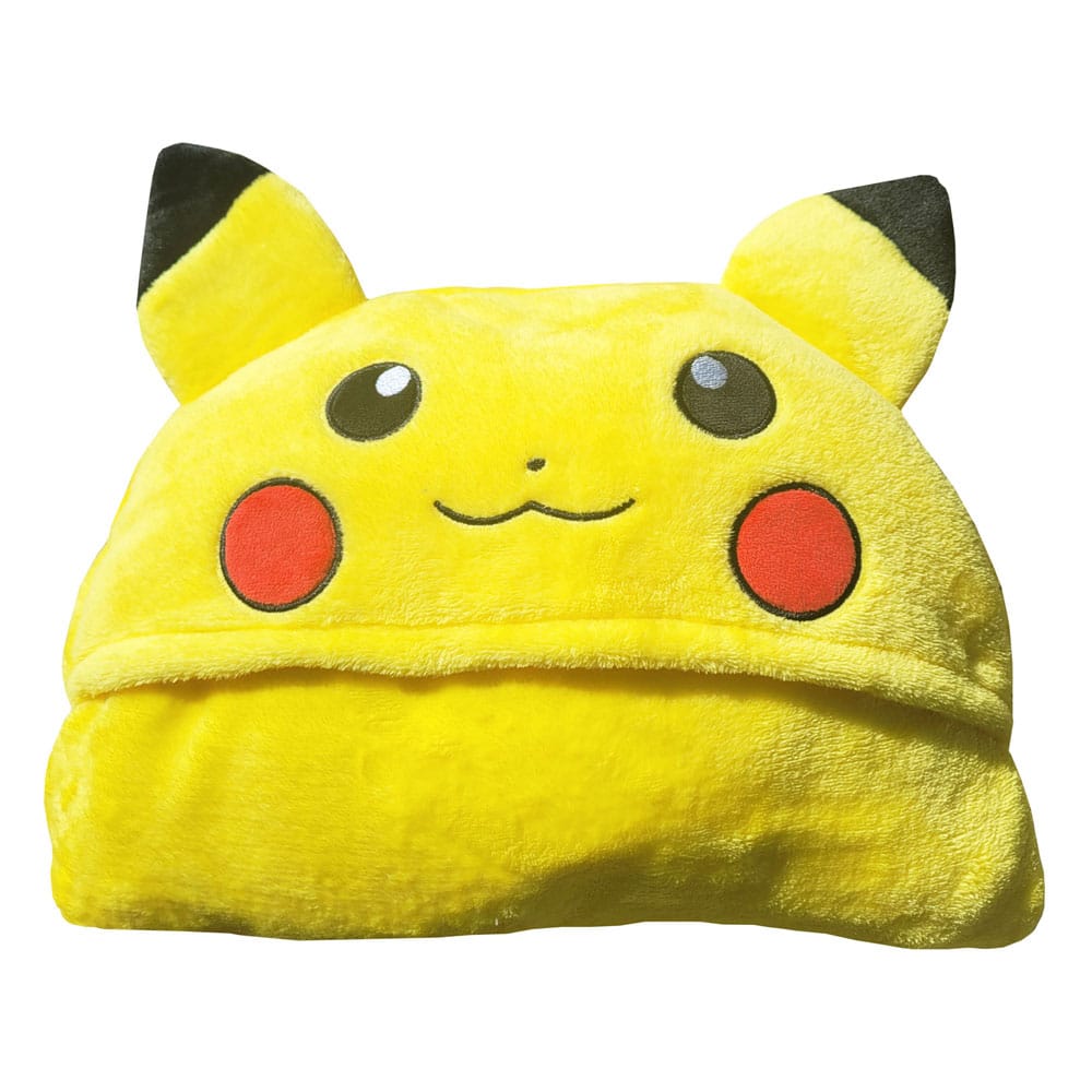 Pokémon Coperta con Cappuccio Pikachu 120x150 cm Halantex