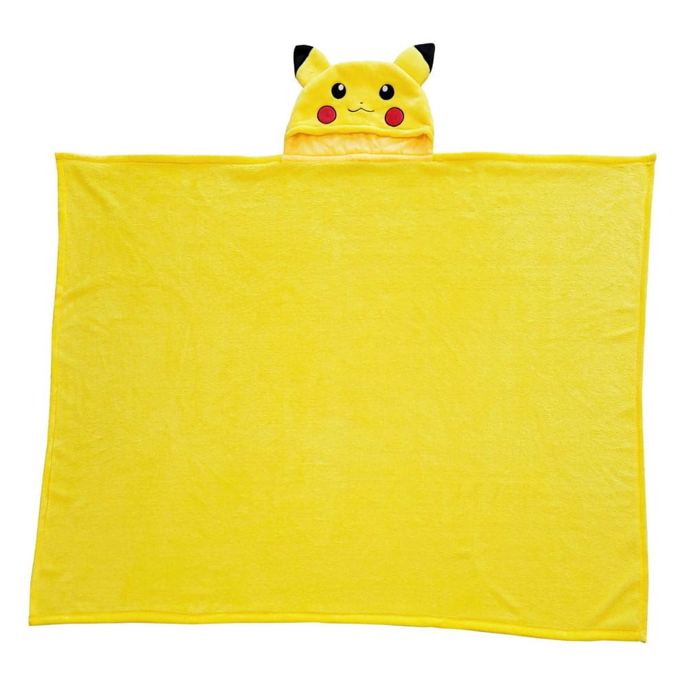 Pokémon Coperta con Cappuccio Pikachu 120x150 cm Halantex