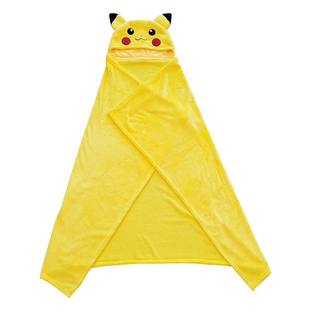 Pokémon Coperta con Cappuccio Pikachu 120x150 cm Halantex