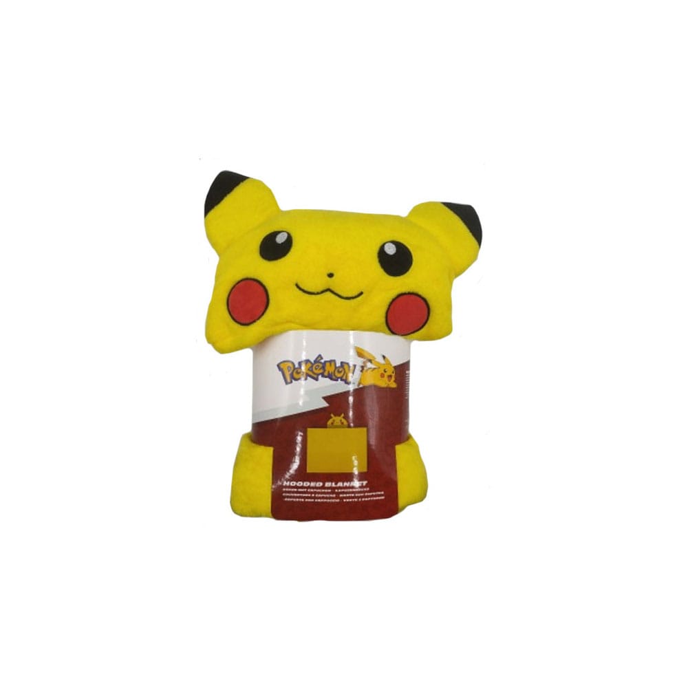 Pokémon Coperta con Cappuccio Pikachu 120x150 cm Halantex