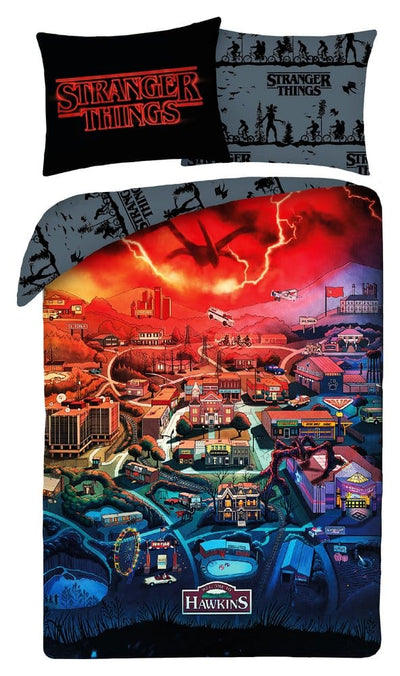 Stranger Things Set Piumino e Federa 140x200 cm Halantex