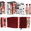Set Regalo Spy x Family con Borraccia in Acciaio, Adesivo e Copertina per Libro, Rosa/Rosso, Halantex