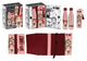 Set Regalo Spy x Family con Borraccia in Acciaio, Adesivo e Copertina per Libro, Rosa/Rosso, Halantex