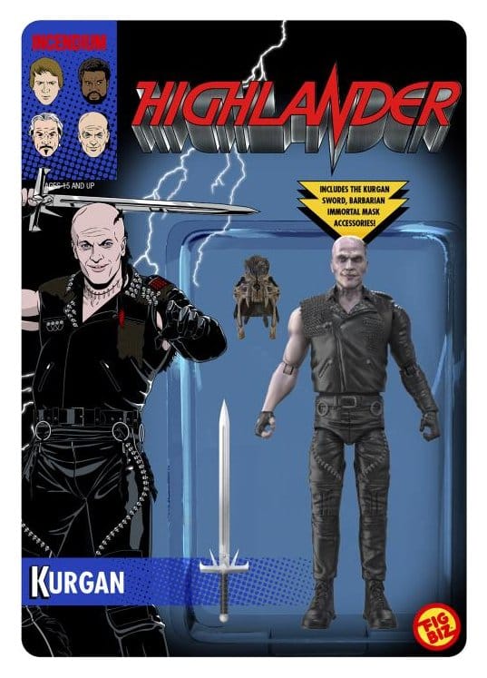 Highlander Action Figure The Kurgan FigBiz 13 cm Incendium
