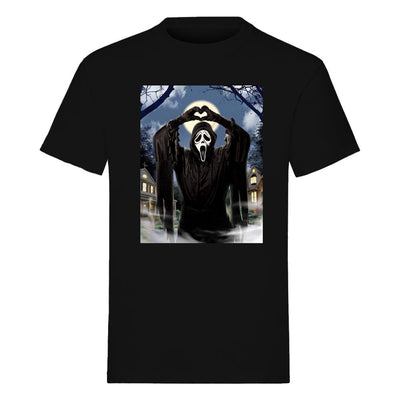 Maglietta Scream Ghost Face Cuori Taglia S - Indiego