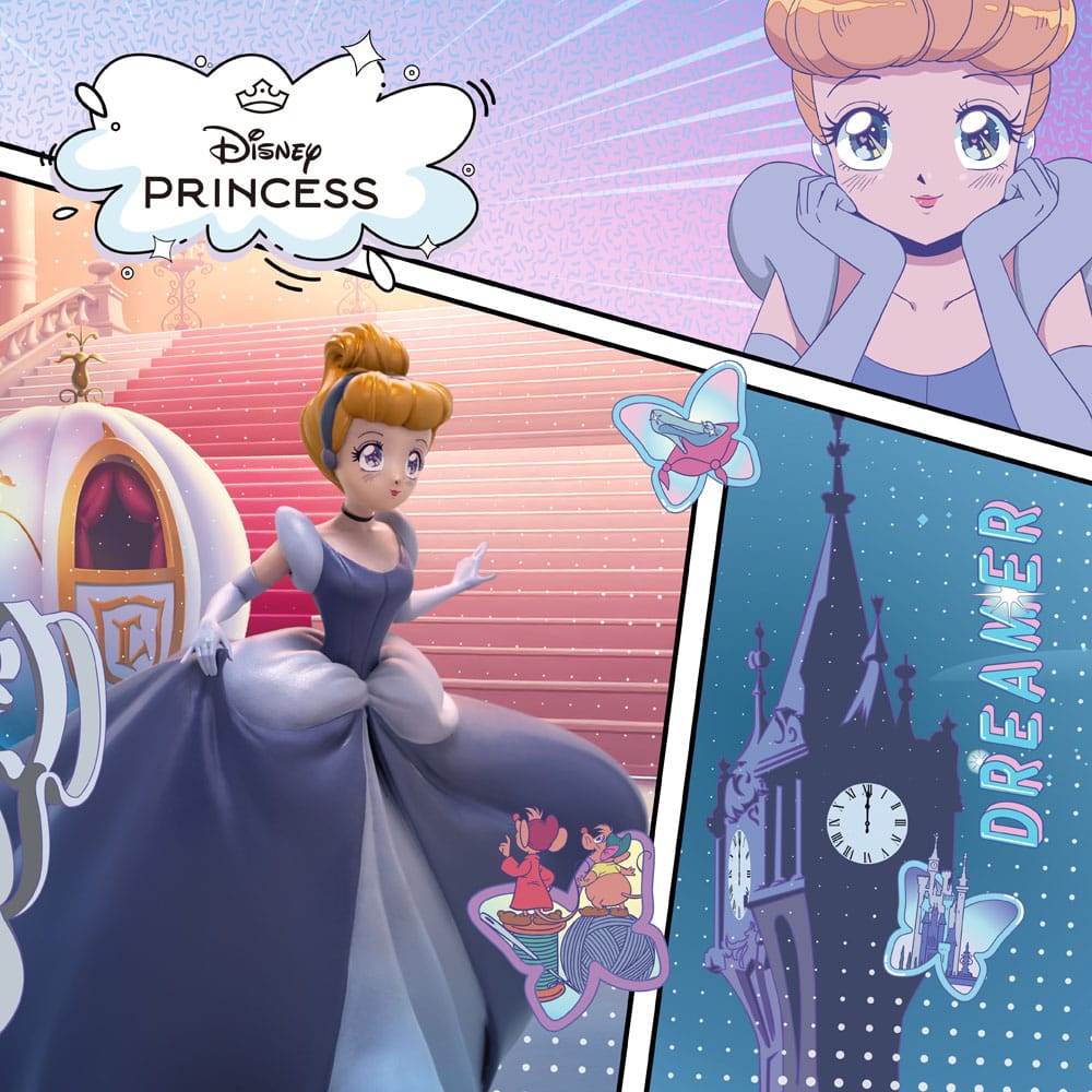 Statuetta Disney Principesse Cenerentola in Scala 19 cm Iron Studios