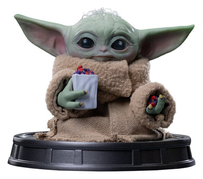 Statua Grogu Popcorn Time Grogu Collection di Iron Studios, The Mandalorian & Grogu