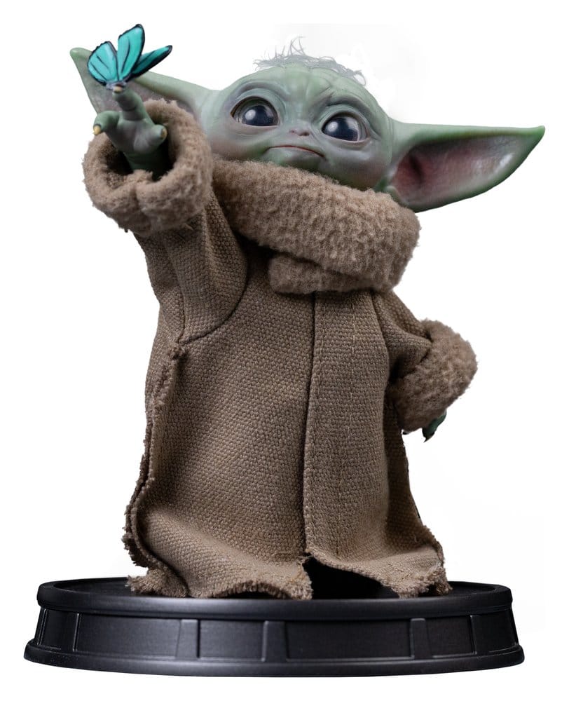 Statua Grogu Butterfly Wonder da The Mandalorian & Grogu, Grogu Collection, Iron Studios