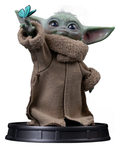 Statua Grogu Butterfly Wonder da The Mandalorian & Grogu, Grogu Collection, Iron Studios