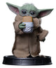 Statua Grogu con carrello snack, collezione Grogu, Star Wars: The Mandalorian & Grogu, Iron Studios