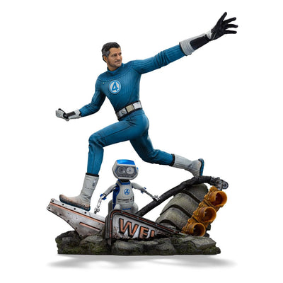 Statua Art Scale 1/10 Mr. Fantastic e H.E.R.B.I.E. 26 cm – Fantastic Four – Iron Studios