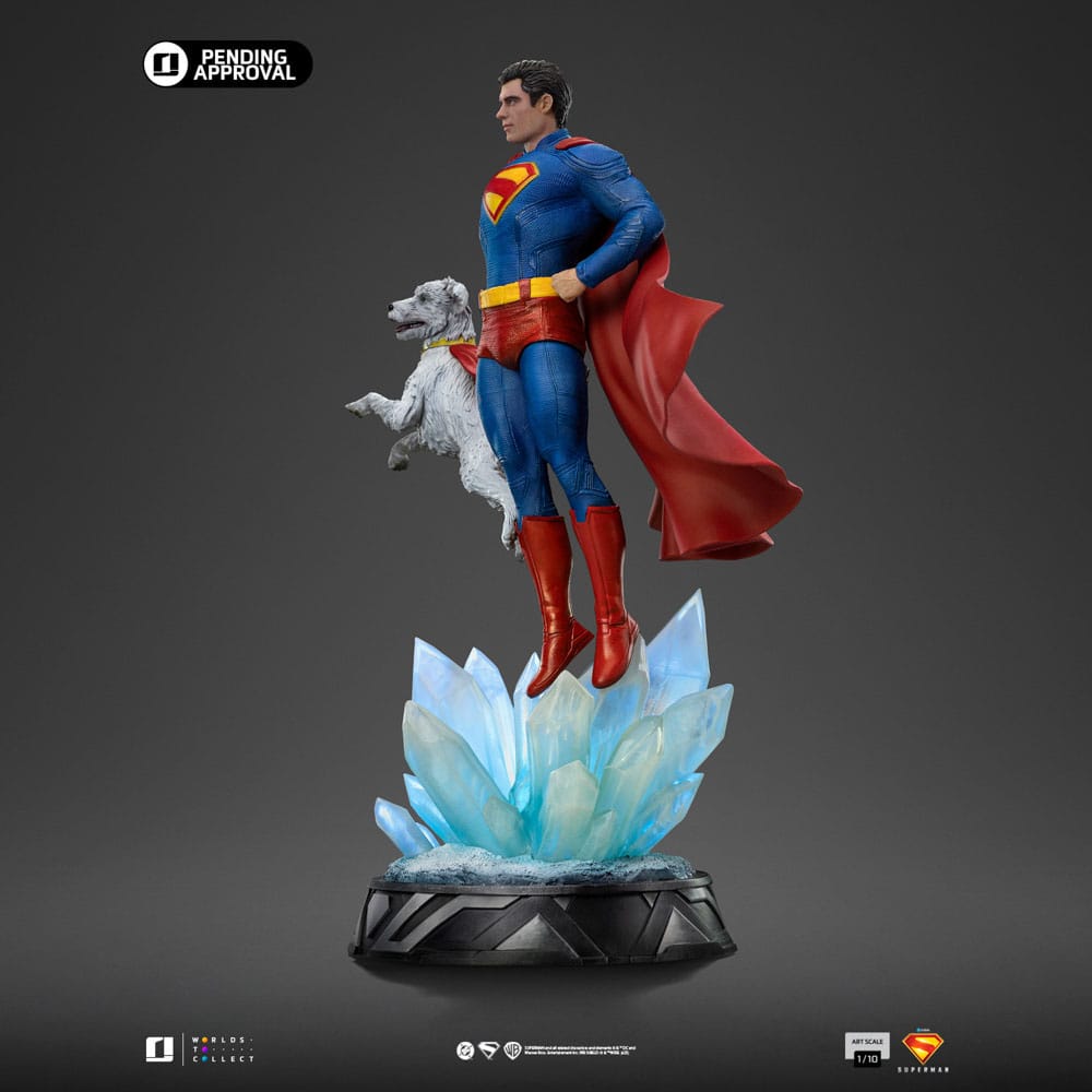 Statua Superman & Krypto Legacy Art Scale 1/10 Iron Studios 32 cm