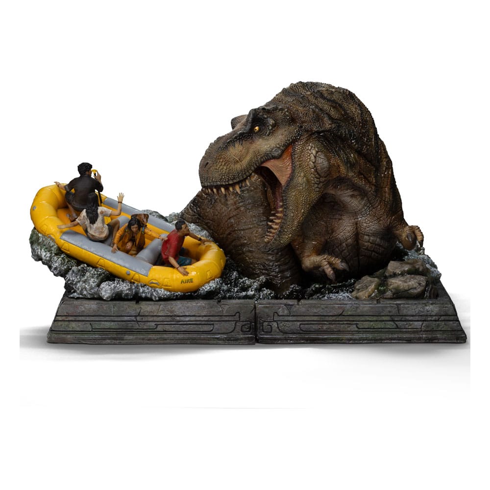 Jurassic World: Rebirth Statua Demi Art Scale 1/20 T-Rex River Attack 22 cm Iron Studios