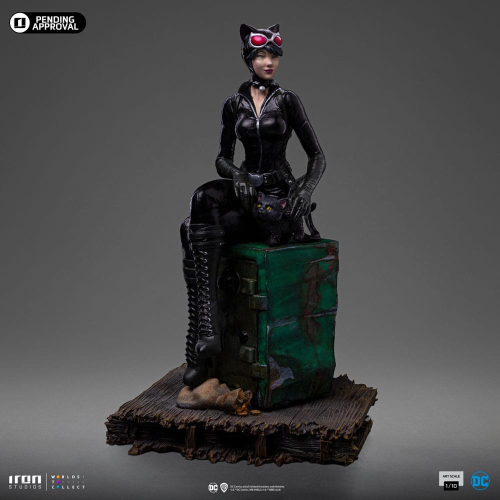 Statua Catwoman Gotham City Sirens DC Comics Art Scale 1/10 Iron Studios 21 cm