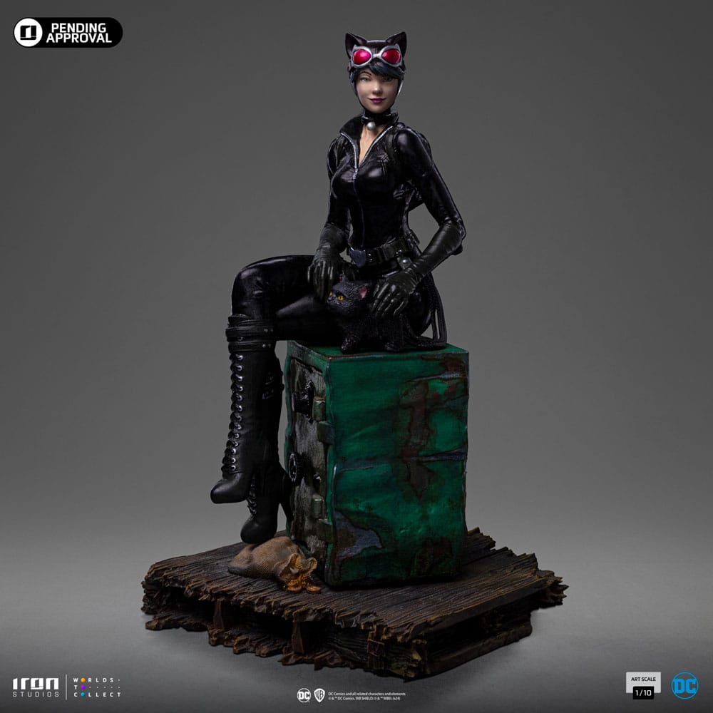 Statua Catwoman Gotham City Sirens DC Comics Art Scale 1/10 Iron Studios 21 cm