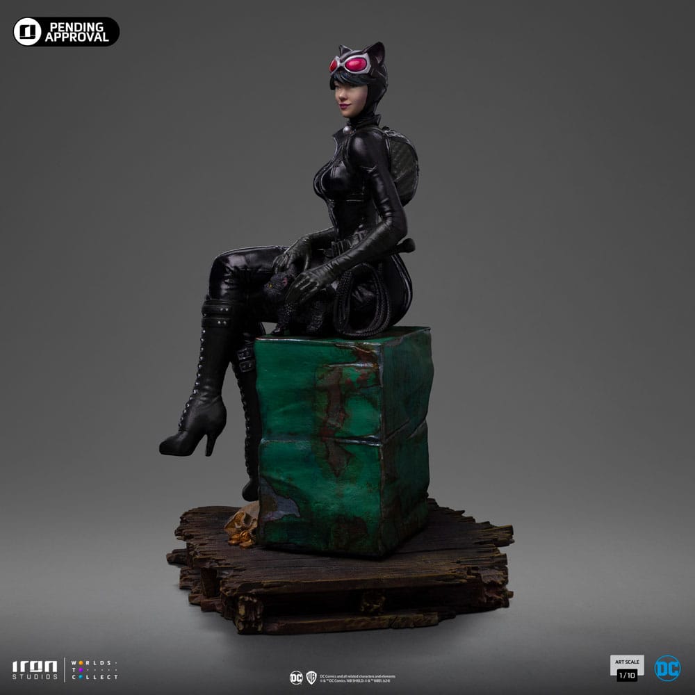 Statua Catwoman Gotham City Sirens DC Comics Art Scale 1/10 Iron Studios 21 cm