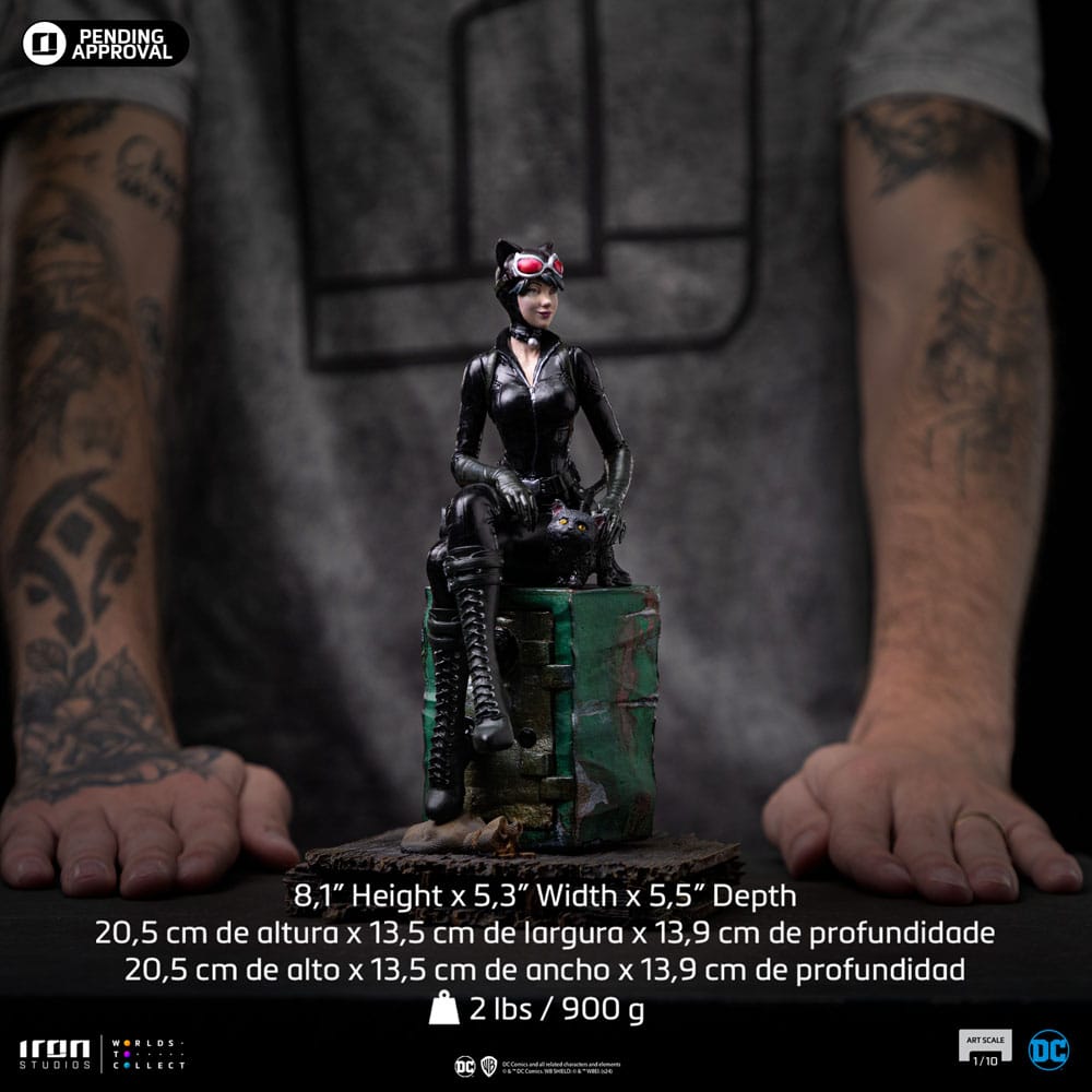 Statua Catwoman Gotham City Sirens DC Comics Art Scale 1/10 Iron Studios 21 cm