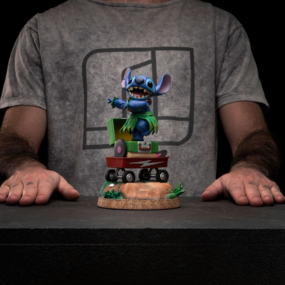 Lilo & Stitch Art Scale Statua 1/10 Stitch Hula 17 cm - Iron Studios