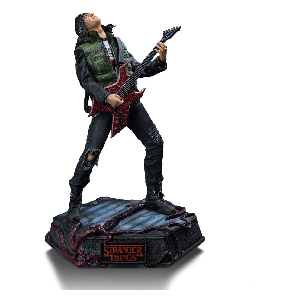 Statua Eddie Munson Stranger Things Deluxe Art Scale 1/10 Iron Studios 20 cm