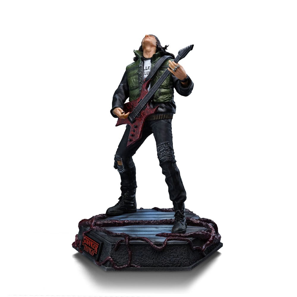 Statua Eddie Munson Stranger Things Deluxe Art Scale 1/10 Iron Studios 20 cm