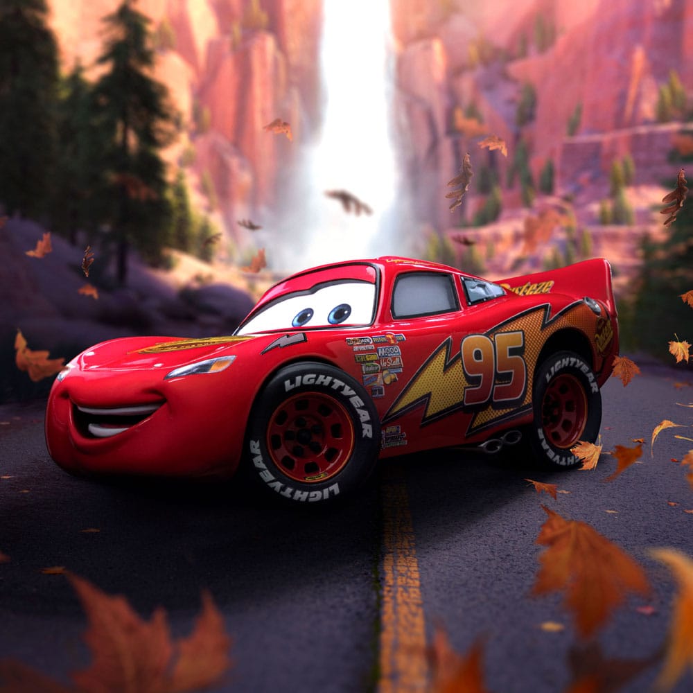 Statua Lightning McQueen - Cars - Art Scale 1/10 di Iron Studios, 11 cm