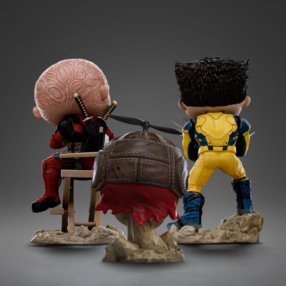 Deadpool & Wolverine Mini Co. Figura in PVC Wolverine senza maschera 14 cm - Iron Studios