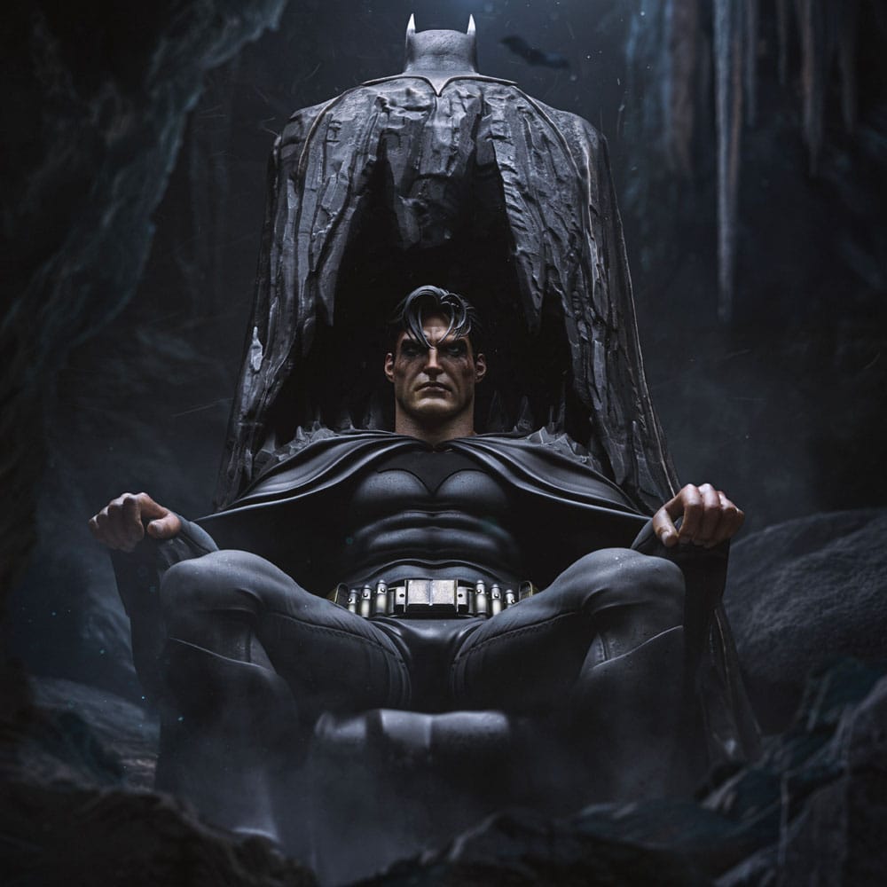 Batman e Bruce Wayne Statua 1/4 DC Comics Iron Studios 79 cm