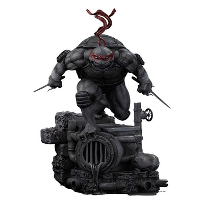 Tartarughe Ninja Art Scale Statua 1/10 Raphael Variante Bianco e Nero 26 cm Iron Studios