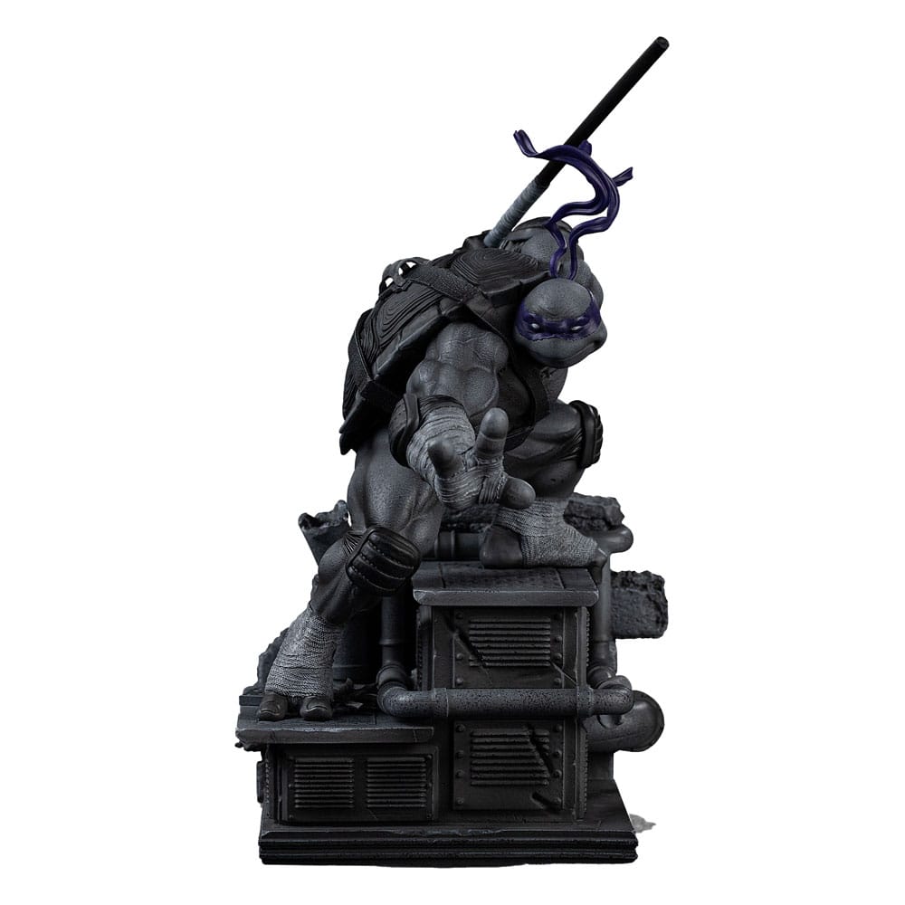Statua Art Scale 1/10 Donatello Variante Bianco e Nero - Teenage Mutant Ninja Turtles - Iron Studios