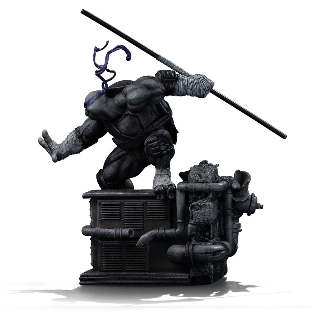 Statua Art Scale 1/10 Donatello Variante Bianco e Nero - Teenage Mutant Ninja Turtles - Iron Studios