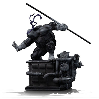 Statua Art Scale 1/10 Donatello Variante Bianco e Nero - Teenage Mutant Ninja Turtles - Iron Studios