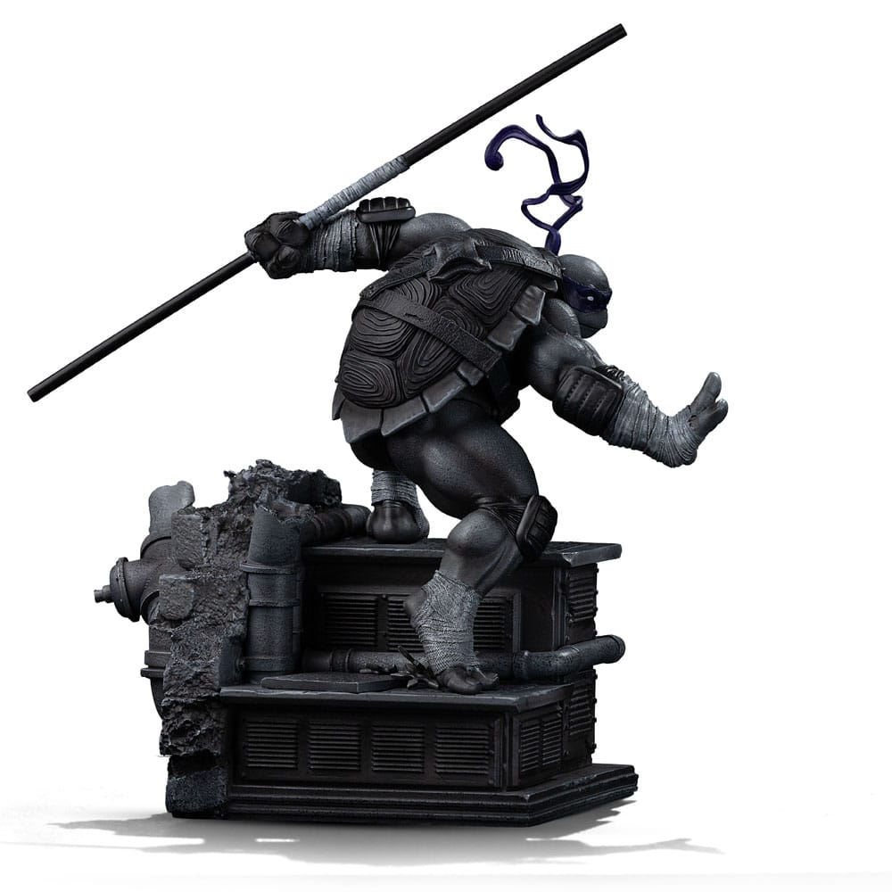 Statua Art Scale 1/10 Donatello Variante Bianco e Nero - Teenage Mutant Ninja Turtles - Iron Studios