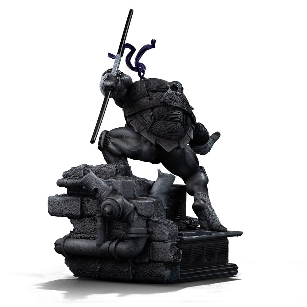 Statua Art Scale 1/10 Donatello Variante Bianco e Nero - Teenage Mutant Ninja Turtles - Iron Studios