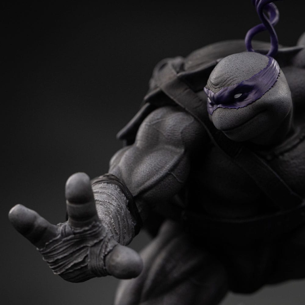 Statua Art Scale 1/10 Donatello Variante Bianco e Nero - Teenage Mutant Ninja Turtles - Iron Studios