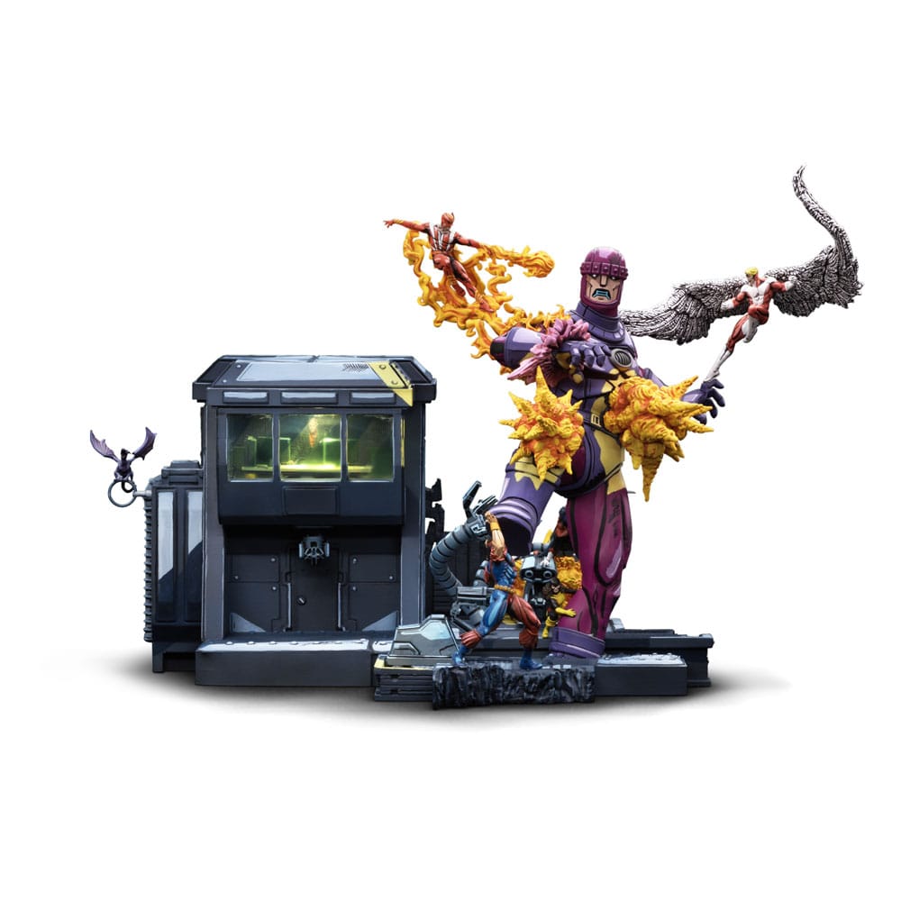 Marvel X-Men Danger Room Diorama B (Comic Version) Statua Demi Art Scale 1/20 Iron Studios 43 cm
