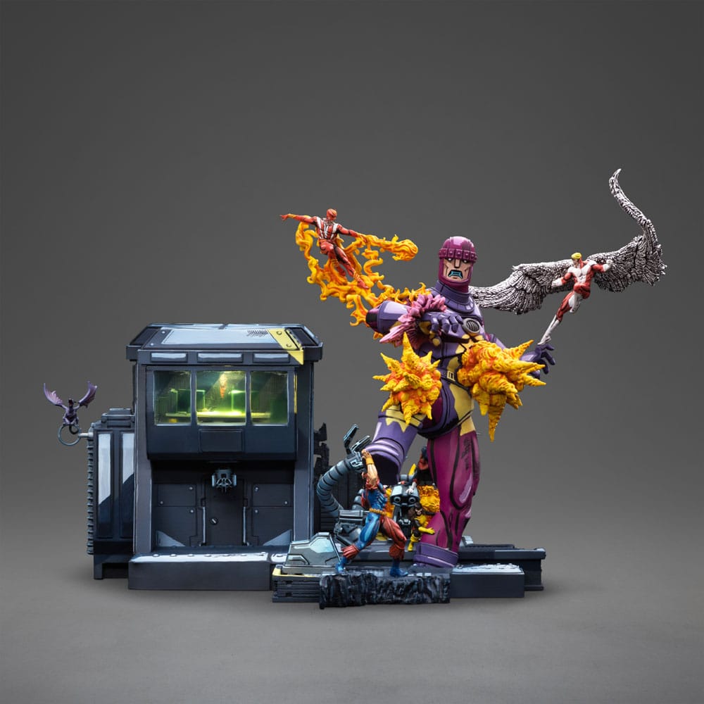 Marvel X-Men Danger Room Diorama B (Comic Version) Statua Demi Art Scale 1/20 Iron Studios 43 cm