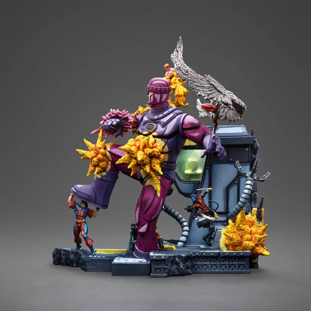 Marvel X-Men Danger Room Diorama B (Comic Version) Statua Demi Art Scale 1/20 Iron Studios 43 cm