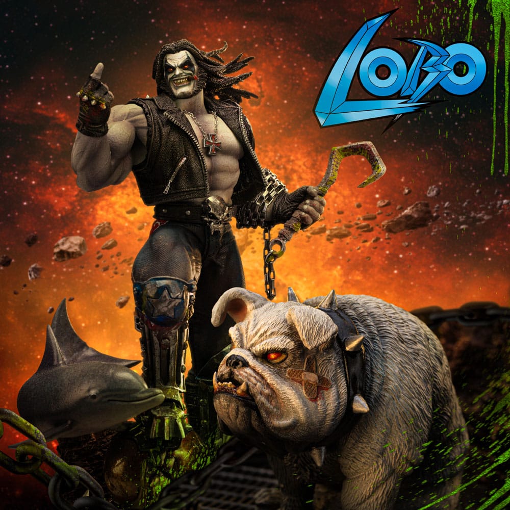 DC Comics Art Scale Statue 1/10 Lobo Unleashed 24 cm Iron Studios